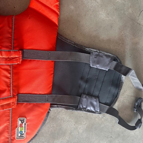 Outward Hound Dog Outward Hound Ripstop Dog Life Vest Orange Safety